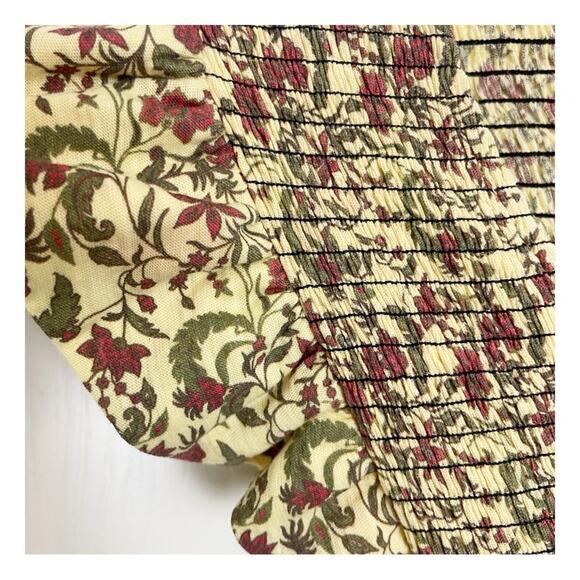 Nation LTD Fabienne Floral Smocked Jersey Knit Midi Dress - Picture 12 of 12